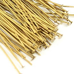 3cm-Head Pins-Antique Gold (100pcs)